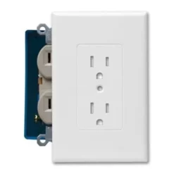 TAYMAC MASQUE 1-Gang Plastic Toggle To Decorator Wall Plate, White, Package Of 5 -Generic Luxor Shop 328071 w DetailedProductView5 Lg