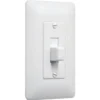 Taymac Masque 1-Gang Plastic Decorator Wall Plate Toggle Cover (5-Pack) (White)