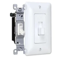 Taymac Masque 1-Gang Plastic Decorator Wall Plate Toggle Cover (5-Pack) (White) -Generic Luxor Shop 328072 w DetailedProductView6 Lg