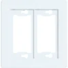 Taymac Allure 2-Gang Plastic Wall Plate (3-Pack) (White)