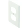 Titan3 1-Gang Standard Duplex Wall Plate (25-Pack) (White)