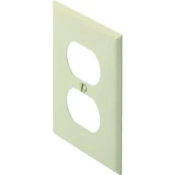 Titan3 1-Gang Standard Duplex Wall Plate (25-Pack) (Ivory)