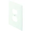 Titan3 1-Gang Metal Jumbo Duplex Wall Plate (20-Pack) (White)