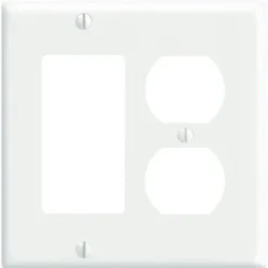 Hubbell Standard 2-Gang Duplex Decorator Wall Plate (25-Pack) (White)