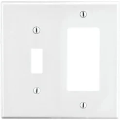 Hubbell 2-Gang Square/toggle Wall Plate (25-Pack)