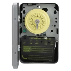 Intermatic 24 Hr Indoor Case Mechanical Time Switch, 208-277vac (Gray)