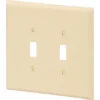 Maintenance Warehouse® 2-Gang Jumbo Wall Plate (10-Pack) (Ivory)