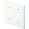 Maintenance Warehouse® 2-Gang Jumbo Size Wall Plate (10-Pack) (White)