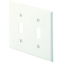 Maintenance Warehouse® 2-Gang Jumbo Size Wall Plate (10-Pack) (White)