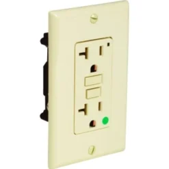 Hubbell® 20 Amp 125 Volt Hospital Grade Tamper-Resistant Self-Test Gfci Receptacle (Ivory)