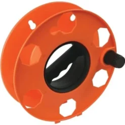 Prime Wire & Cable® Portable 100 Ft Cord Storage Wheel (Orange)
