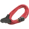 Prime Wire & Cable® Sjtw 25 Ft 12 Amp Outdoor Triple-Tap Power Extension Cord
