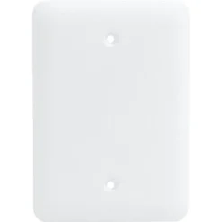 Titan3 1-Gang 2.75 Princess Blank Metal Wall Plate (25-Pack) (White)