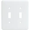 Titan3 2-Gang Princess Metal Toggle Wall Plate (20-Pack) (White)