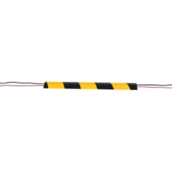 Vestil Extruded Aluminum Hose / Cable Crossover 36" Long - Yellow / Black