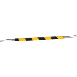 Vestil Extruded Aluminum Hose / Cable Crossover 48" Long - Yellow / Black