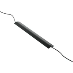 Vestil Extruded Aluminum Hose And Cable Crossover 24 Inch Black