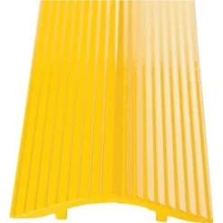 Vestil Extruded Aluminum Hose And Cable Crossover 24 Inch Yellow