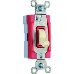 Legrand Plugtail 20 Amp 120-Volt 3-Way Toggle Switch (Ivory)