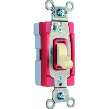 Legrand Plugtail 20 Amp 120-Volt 3-Way Toggle Switch (Ivory) 1 Legrand Plugtail 20 Amp 120-Volt 3-Way Toggle Switch (Ivory)