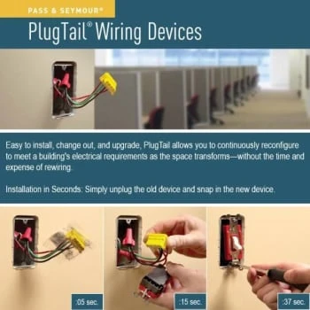 Legrand Plugtail 20 Amp 120-Volt 3-Way Toggle Switch (Ivory) 5 Legrand Plugtail 20 Amp 120-Volt 3-Way Toggle Switch (Ivory) - Image 5