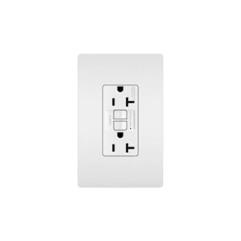 Legrand® Plugtail 20 Amp Single-Pole Gfci Duplex Receptacle W/ Self-Test (White) 3 Legrand® Plugtail 20 Amp Single-Pole Gfci Duplex Receptacle W/ Self-Test (White) - Image 3