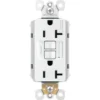 Legrand® Plugtail 20 Amp Single-Pole Gfci Duplex Receptacle W/ Self-Test (White)