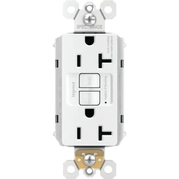 Legrand® Plugtail 20 Amp Single-Pole Gfci Duplex Receptacle W/ Self-Test (White) 1 Legrand® Plugtail 20 Amp Single-Pole Gfci Duplex Receptacle W/ Self-Test (White)