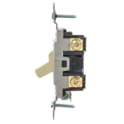 Hubbell-Pro 20 Amp 120/277 Vac 2-Position Heavy-Duty Toggle Switch (Ivory) -Generic Luxor Shop 918740 DetailedProductView3 UNI Lg