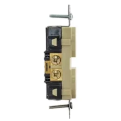 Hubbell® 20 Amp 125 Volt Commercial Duplex Standard Outlet (Ivory) -Generic Luxor Shop 918835 DetailedProductView3 UNI Lg