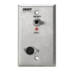 Crest Healthcare® Jeron 8-Pin Call Placed Light And Reset Button Patient Station