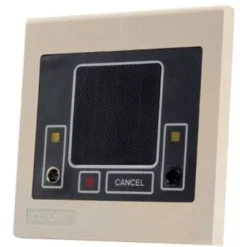 Crest Healthcare® Dukane Nurse Dual Patient Station, 1/4 Inch Phone Jack, 1-Gang