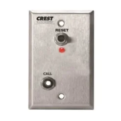 Crest Healthcare® Nurse Call Pullcord Station, Replacement For Auth, 2-Gang