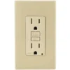 Leviton 15 Amp Tamper Resistant Afci Outlet, Ivory