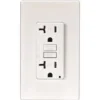 Leviton 20a 125v Nema 5-20r 2-Pole Tamper-Resistant Duplex Gfci Receptacle Ivory